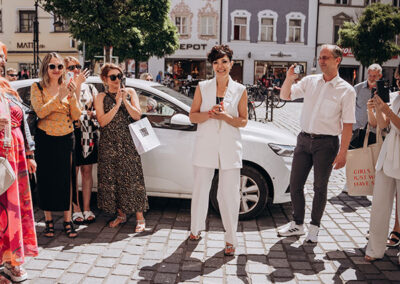 Begrüßung am Standort Ludwigsplatz in Straubing